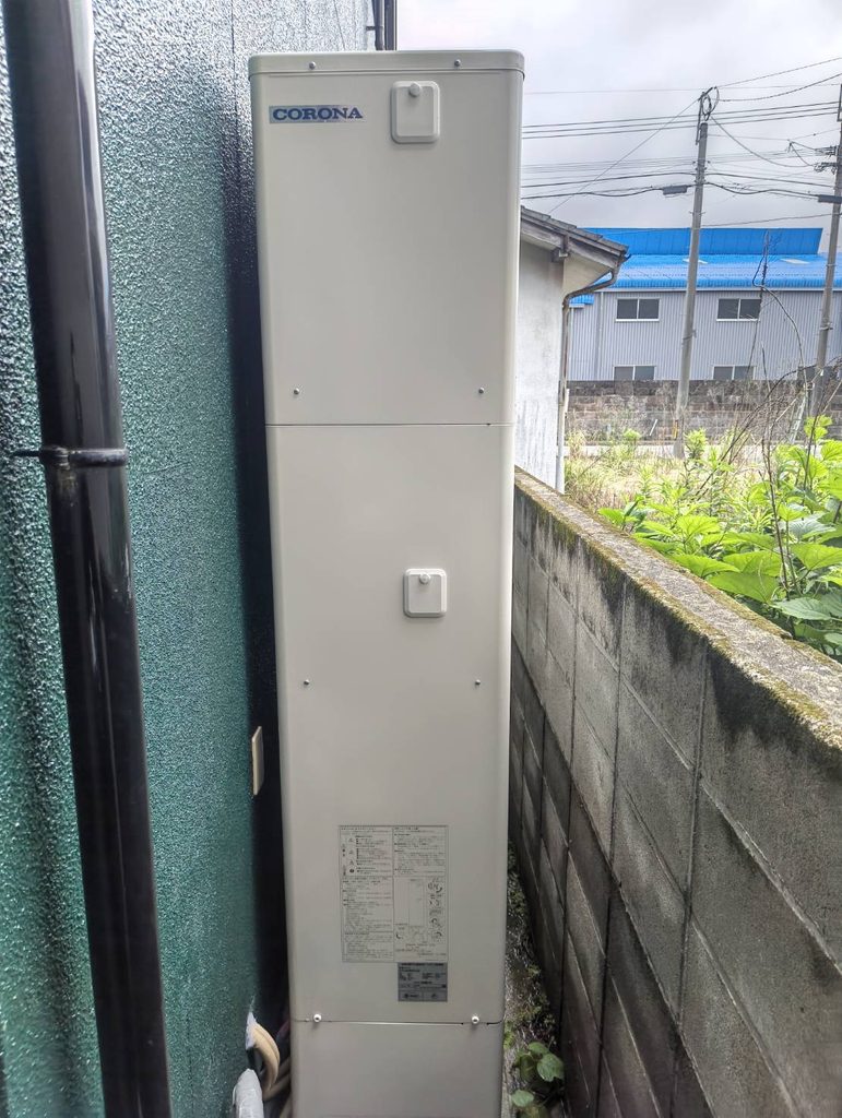 鹿児島県枕崎市様低エコキュート設置工事2