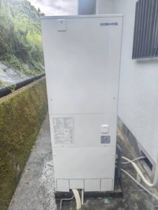 鹿児島県枕崎市B様邸に設置したエコキュートの貯湯タンク